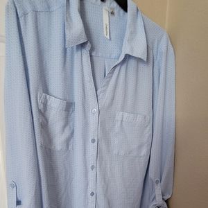 Blue Button Up Blouse 💙